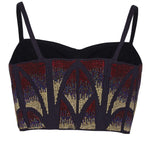 ROSE BEADED CROP TOP - Aarabhi