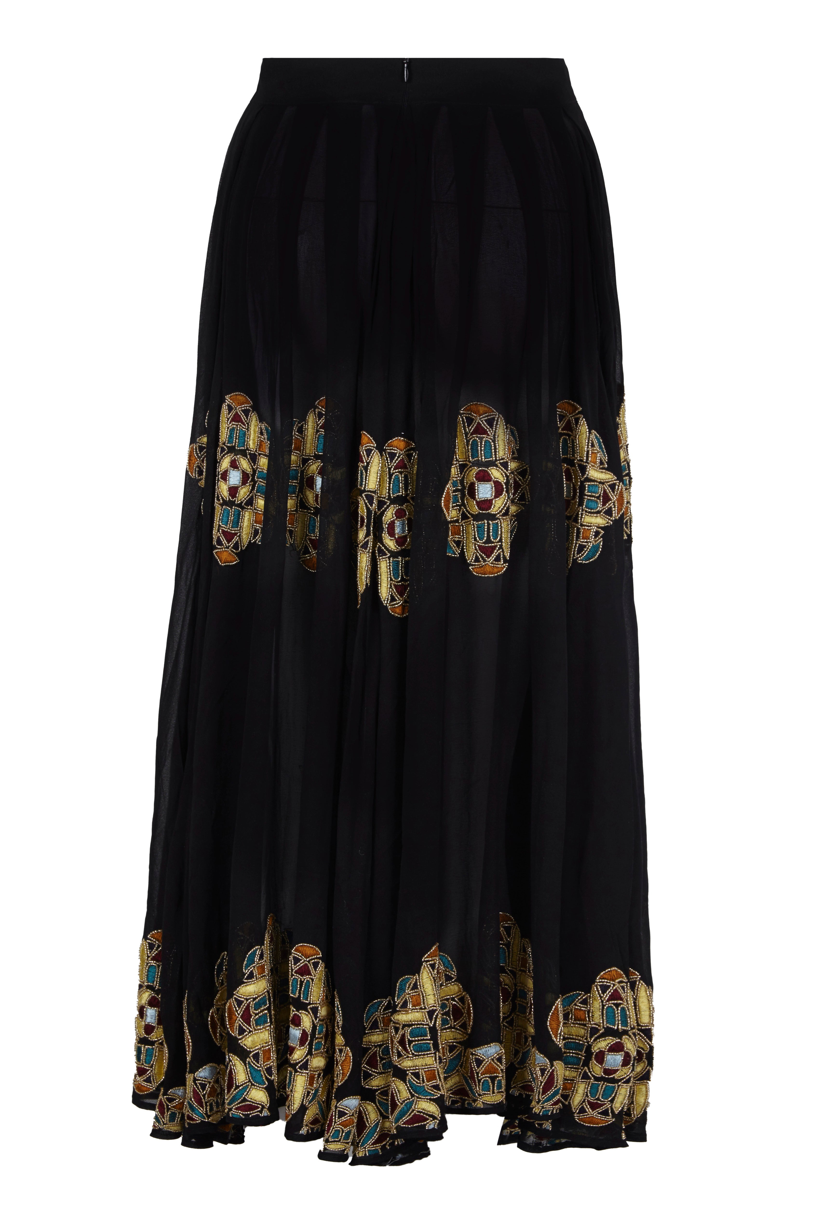 BELLE EMBELLISHED SHEER SKIRT - Aarabhi