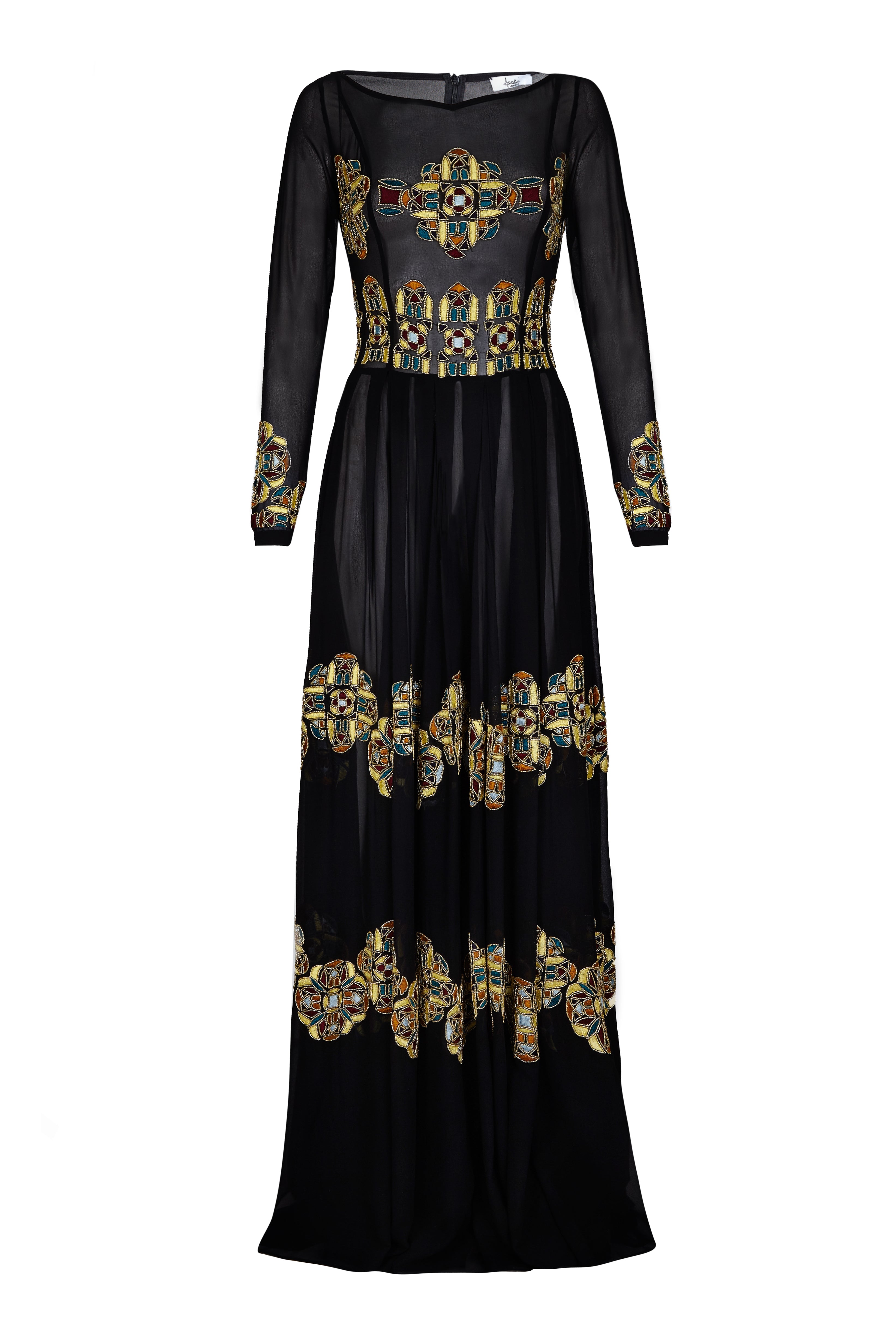 BELLE MAXI SHEER DRESS - Aarabhi