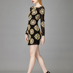 BELLE EMBELLISHED SHEER DRESS - Aarabhi