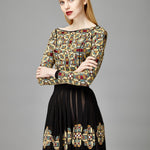 BELLE EMBELLISHED SHEER SKIRT - Aarabhi