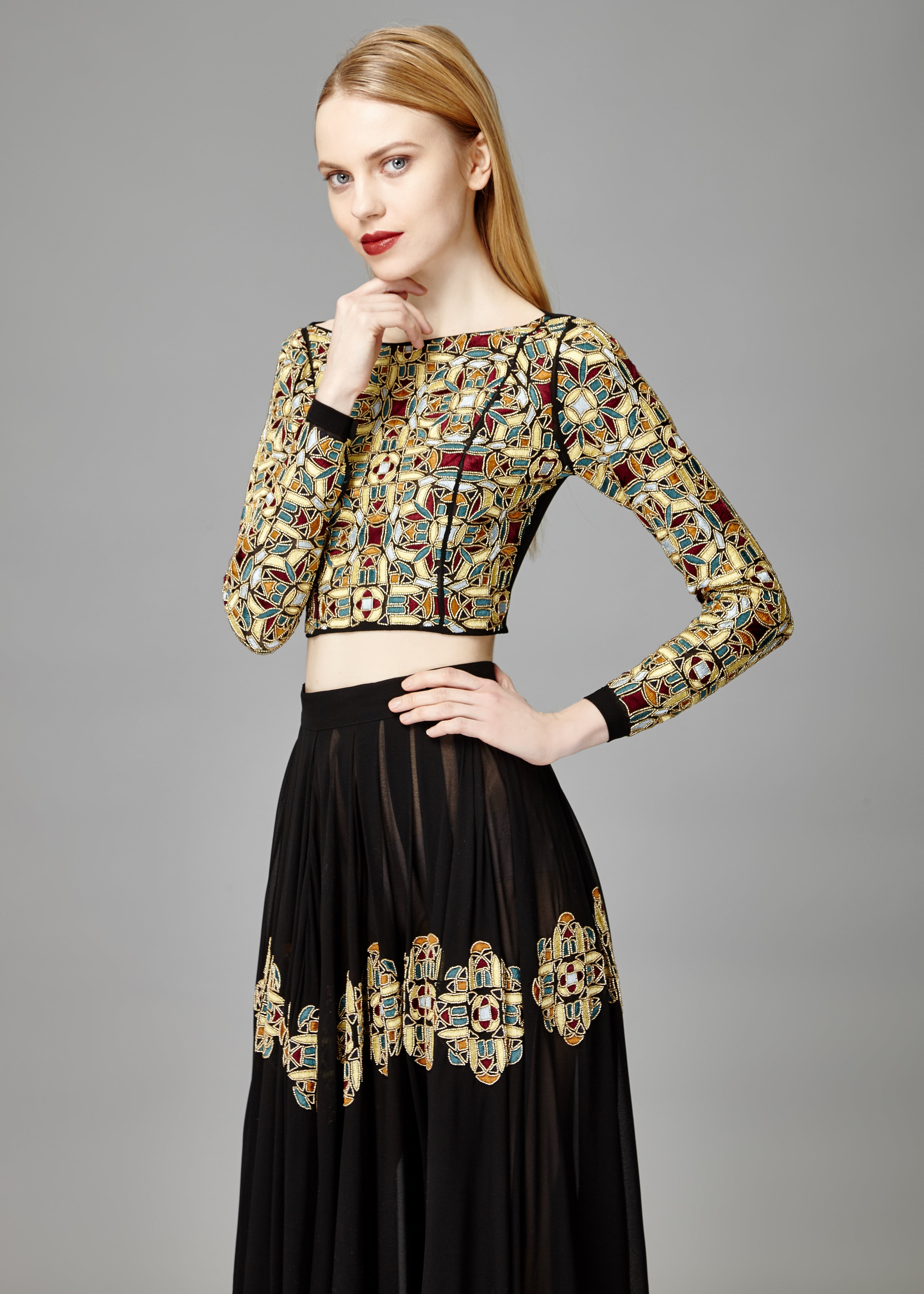 BELLE EMBELLISHED TOP - Aarabhi