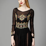BELLE MAXI SHEER DRESS - Aarabhi
