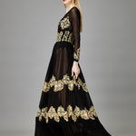 BELLE MAXI SHEER DRESS - Aarabhi