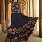 EMPIRE EMBELLISHED MAXI DRESS - Aarabhi