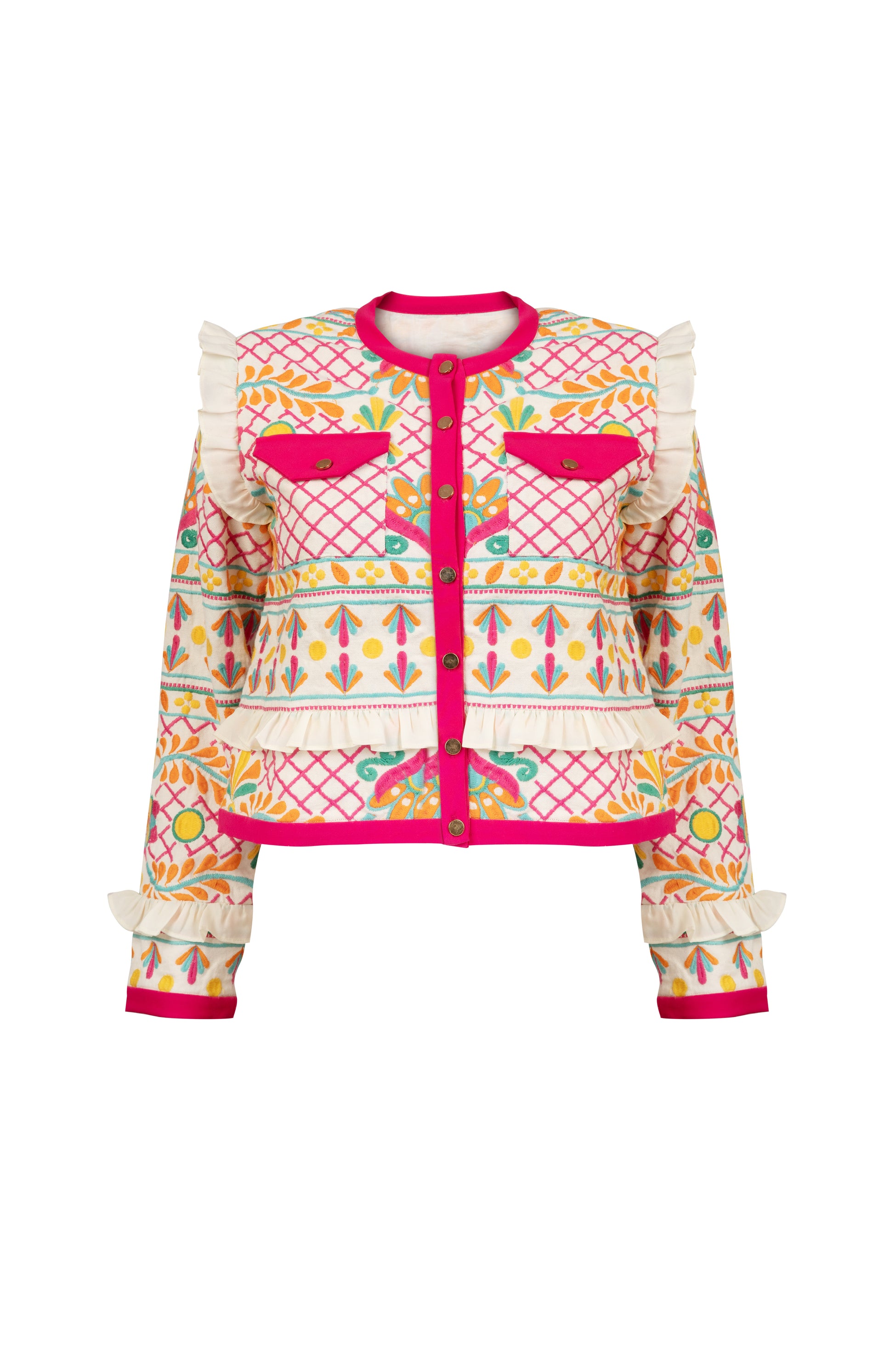 Dahlia Embroidered Jacket – Aarabhi London