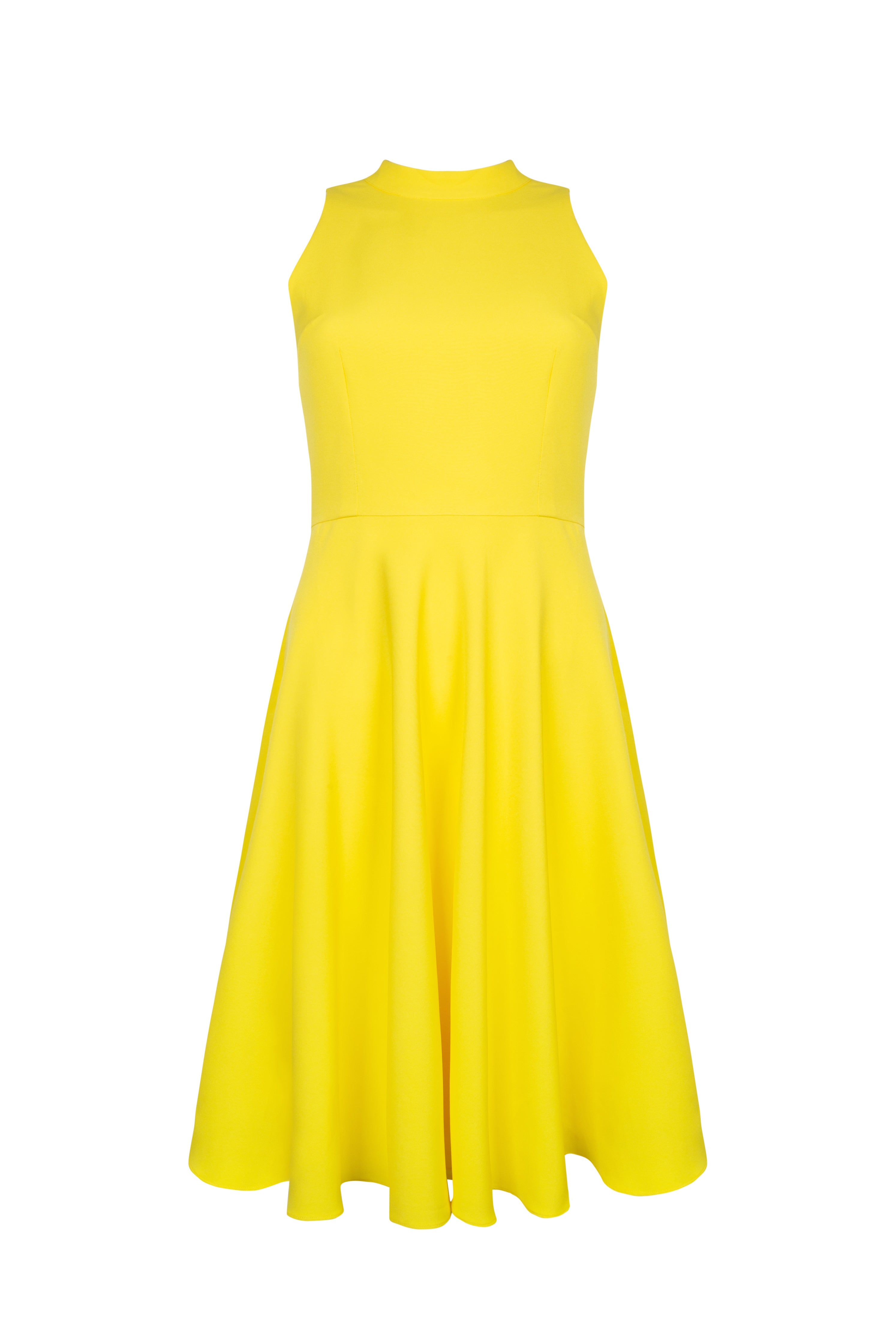 Bright yellow summer dress