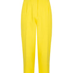Bright summer yellow tailored trousers 