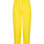 Bright summer yellow tailored trousers 