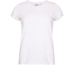 White organic cotton women's t-shirt basic fit