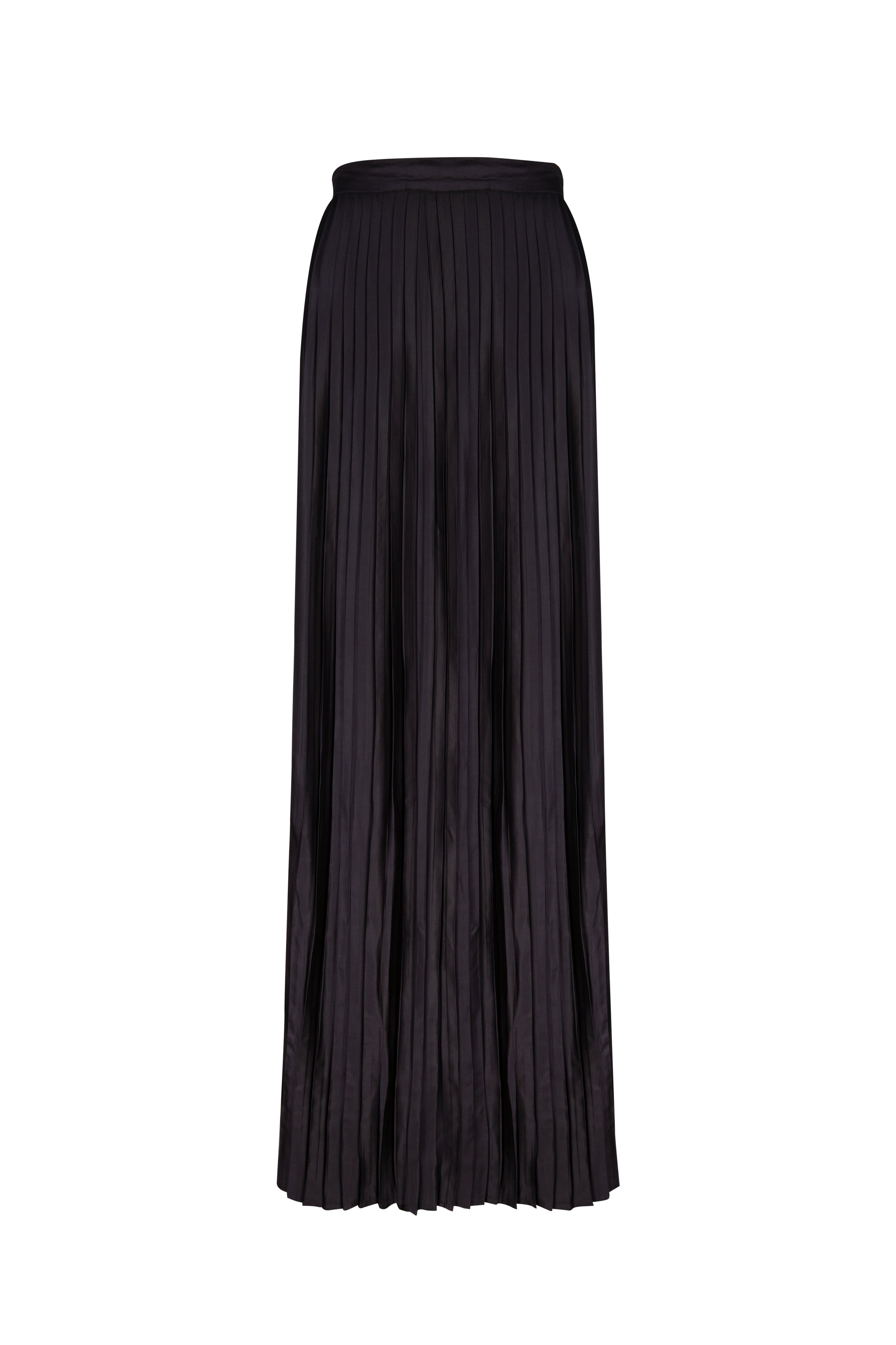 BAMBOO PLEATED MAXI SKIRT - Aarabhi