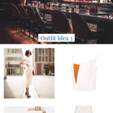 Saffron Draped Beaded Top